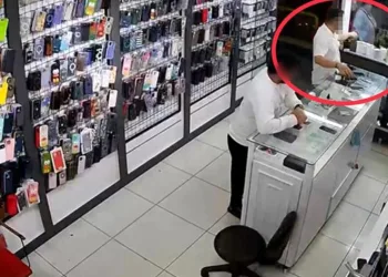 Cep telefonun çalınma anı kamerada