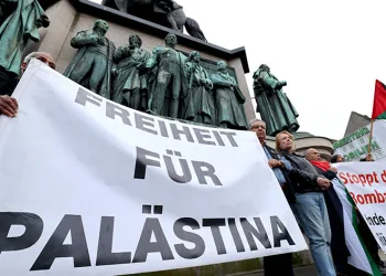 Almanya’da Filistin’e destek gösterisi