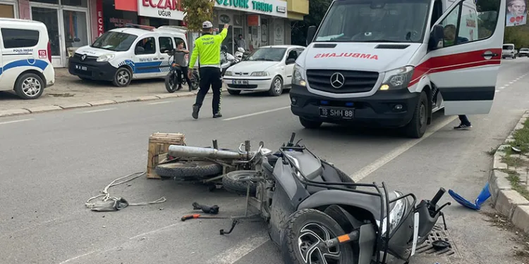 Bursa’da 2 motosiklet çarpıştı