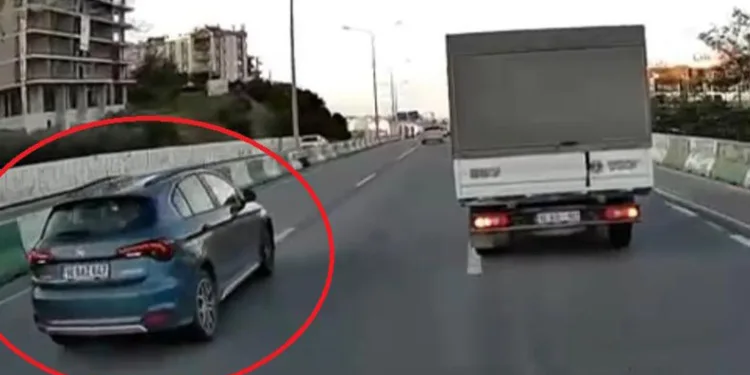 Bursa’da sürücünün refleksi kazayı önledi