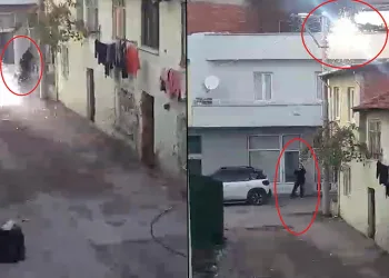 Video çekmek isterken canından oluyordu