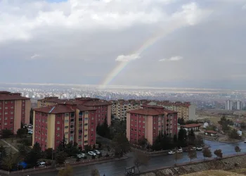 Malatya’da gökkuşağı şöleni