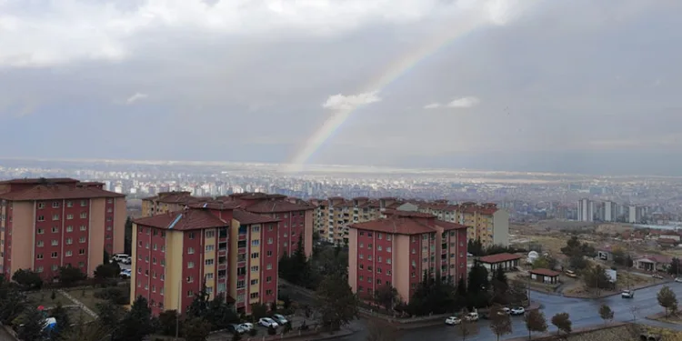 Malatya’da gökkuşağı şöleni