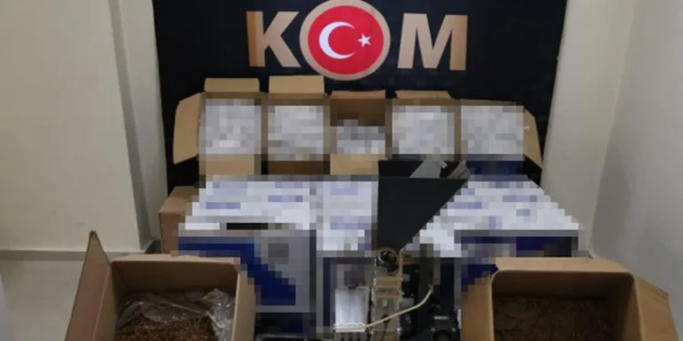 Erzurum’da kaçak sigara operasyonu