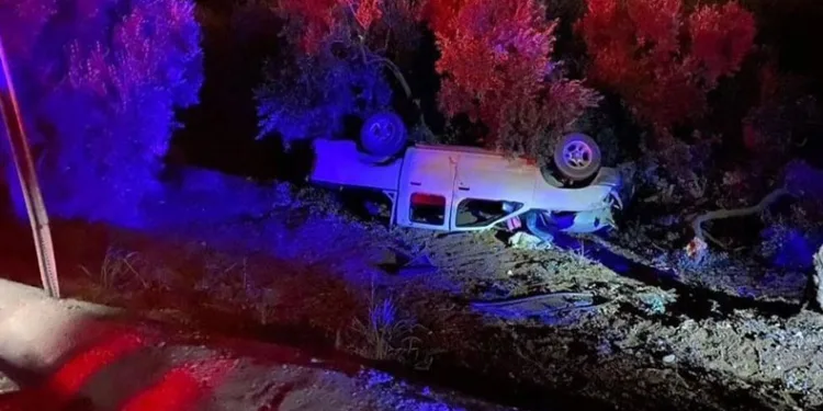 Direksiyon hakimiyetini kaybetti, tarlaya daldı