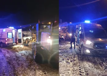 Kars’ta hasta kurtarma operasyonu