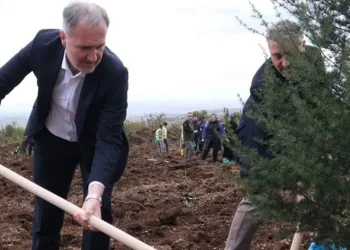 İnegöl’de ‘’Cumhuriyete Nefes’’ Fidanları Dikildi