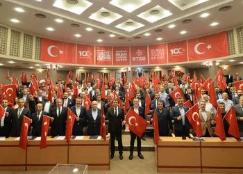 BTSO Toplantısında ‘Cumhuriyet’ Coşkusu