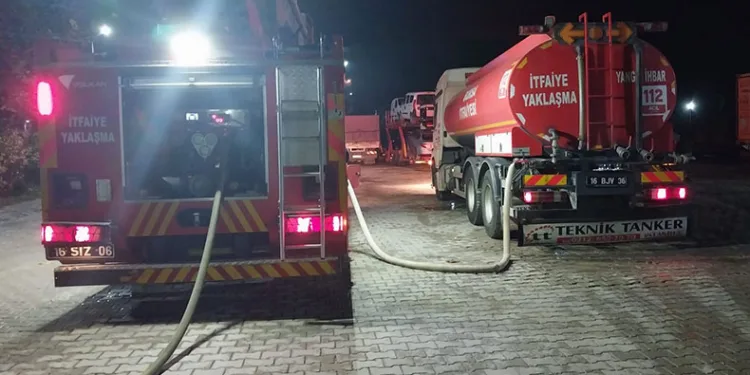 Tankerden sızan hidrojen gazı korkuttu