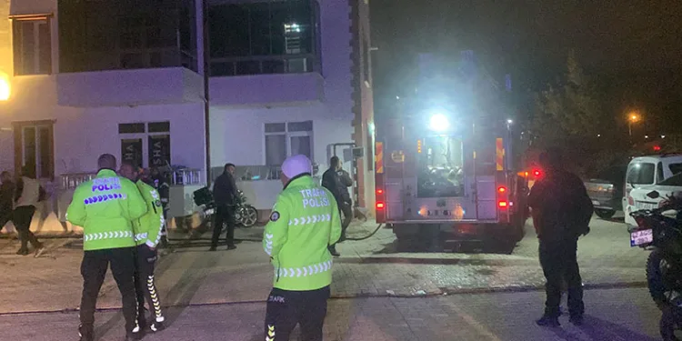 Apart dairede yangın çıktı