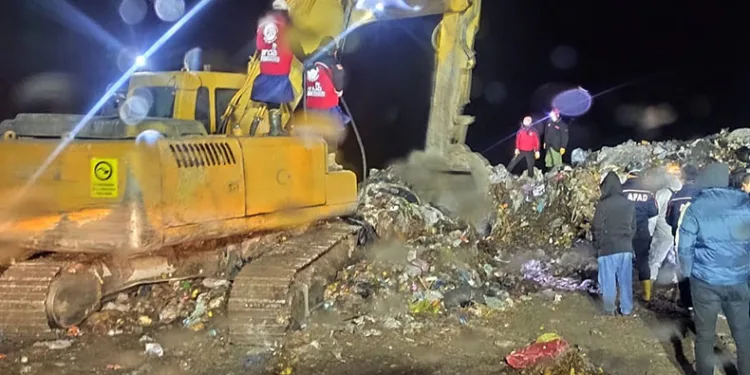 Belediye işçisi çöplükte kayboldu