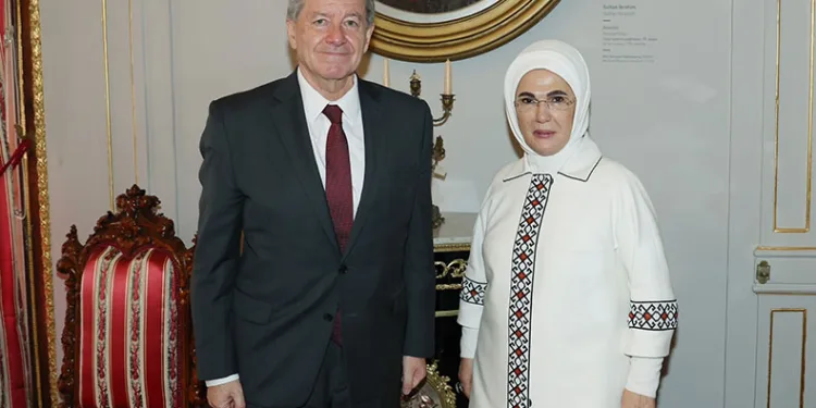 Emine Erdoğan, Ryder’ı kabul etti