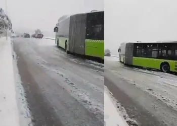 Araçlar yolda kalınca gençler sınava yetişemedi