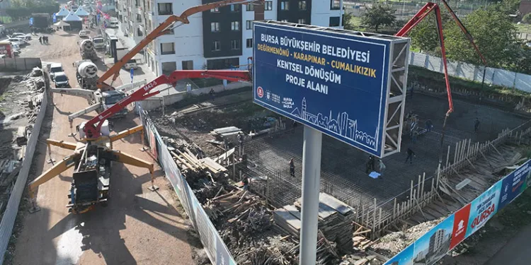 Bursa’da kentsel dönüşüm hamlesi sürüyor