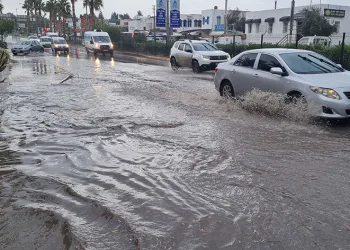 Bodrum’da sağanak yağış