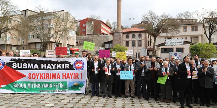 Kavak’ta İsrail’e büyük öfke
