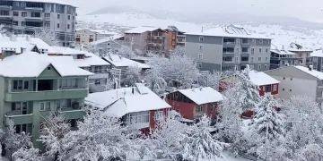 Gümüşhane’de kar yağışı