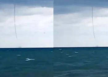 Antalya açıklarında hortum