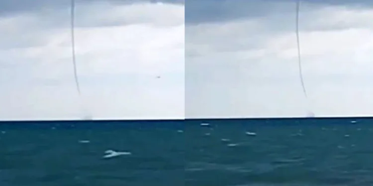 Antalya açıklarında hortum