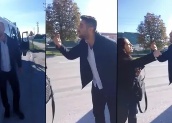 Minibüs şoförlüğü yaparken hamile sürücü ile tartıştı