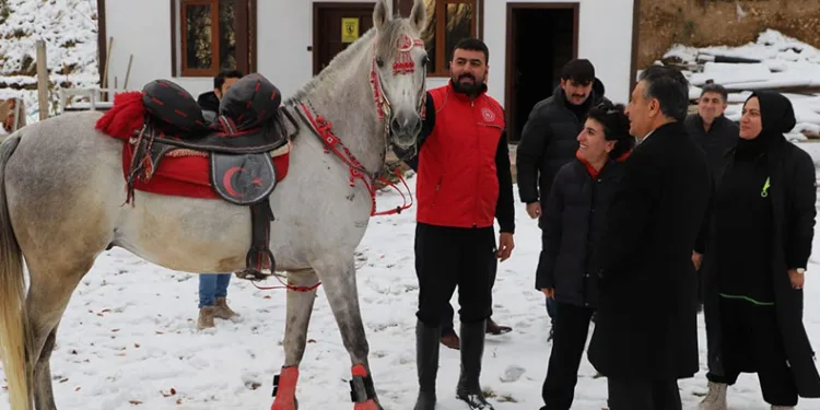Öğretmenler at çiftliğini ziyaret etti