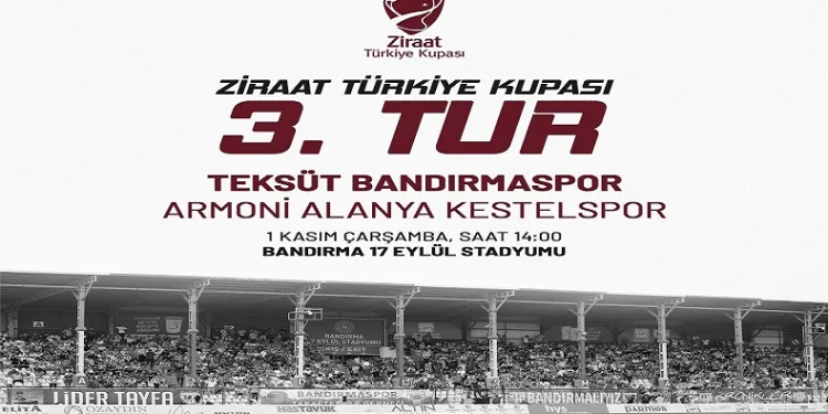 Bandırmaspor – Alanya Kestelspor maçının biletleri satışta