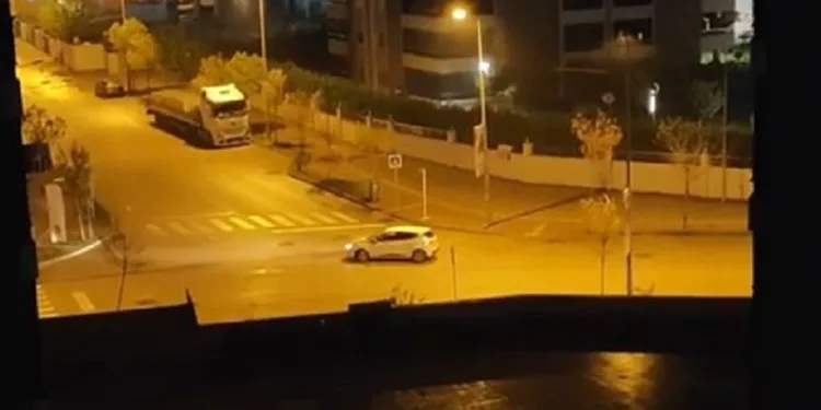 Bursa’da dakikalarca drift attı, mahalleliyi bezdirdi