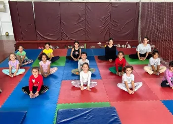 Aydın’da çocuklar güne zinde başlıyor