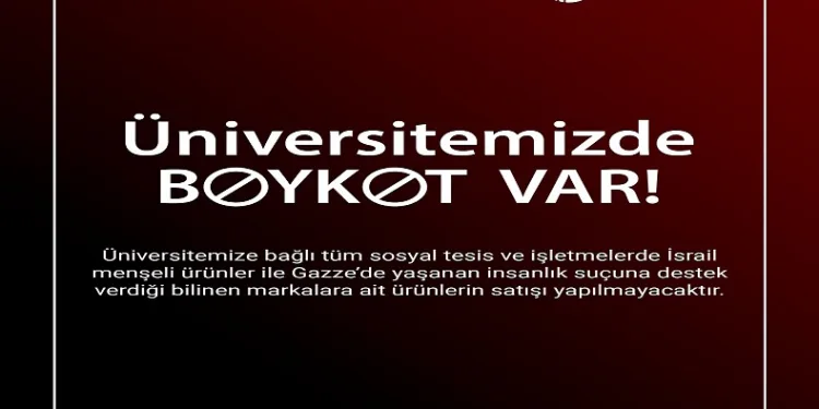 Anadolu Üniversitesi de boykot kararı açıkladı
