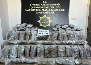 Şanlıurfa’da 58 kilo uyuşturucu yakalandı