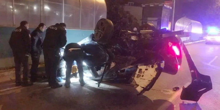 Otomobil takla attı, 13 yaşındaki kız hayatını kaybetti