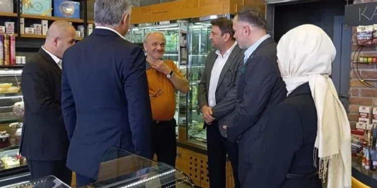 MHP İl Başkanı Muhammet Tekin esnafı ziyaret etti