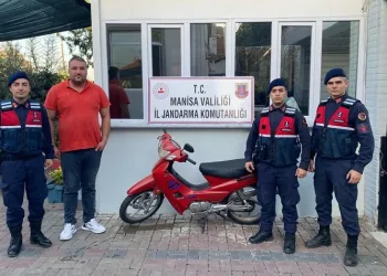 Manisa’da şüpheli motosiklet çalıntı çıktı