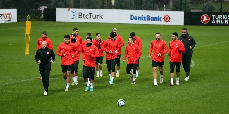 A Milli Futbol Takımı, Almanya maçı hazırlıklarına başladı