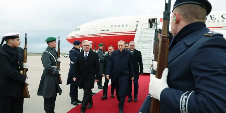 Cumhurbaşkanı Erdoğan Almanya’da