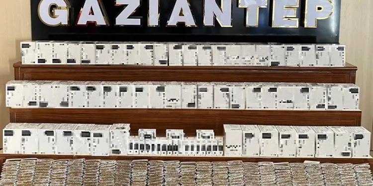 Gaziantep’te kaçak sigara operasyonu