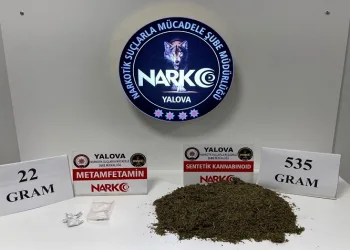 Yalova’da uyuşturucu operasyonunda 1 gözaltı