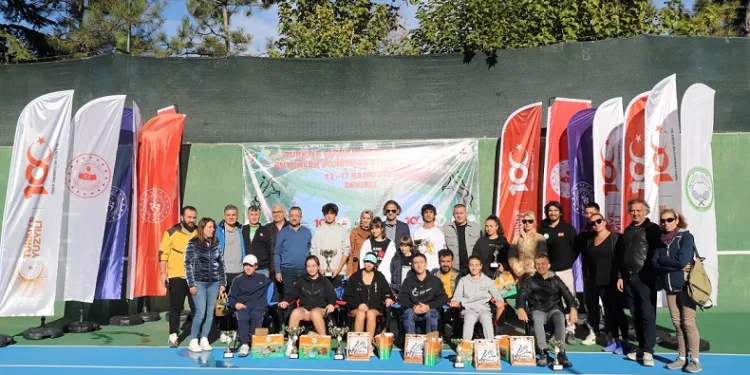Cumhuriyetin 100. Yılı Büyükler Tenis Turnuvası sona erdi