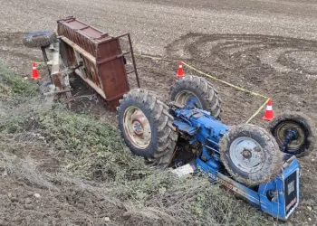 Traktör kazasında 1 kişi hayatını kaybetti