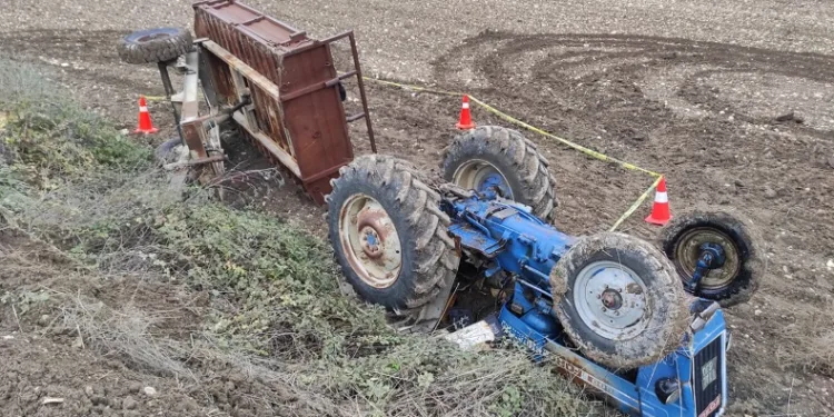 Traktör kazasında 1 kişi hayatını kaybetti