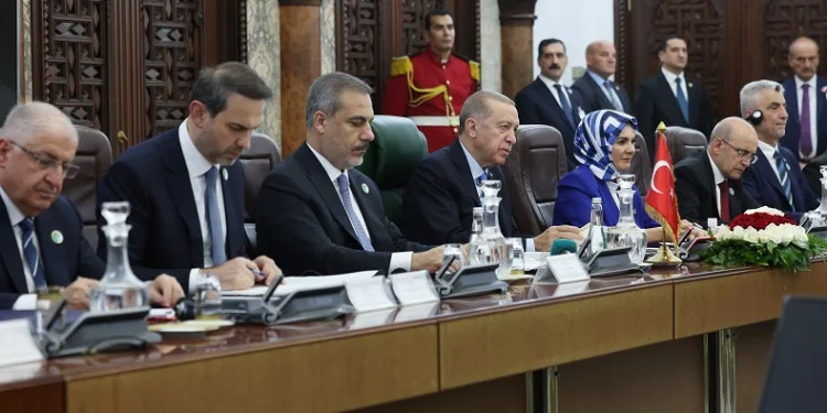 Cumhurbaşkanı Erdoğan, Cezayirli mevkidaşı Tebbun ile heyetlerarası görüşmeye katıldı