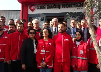 Hatay’da ‘Kan Bağış Noktası’ açıldı
