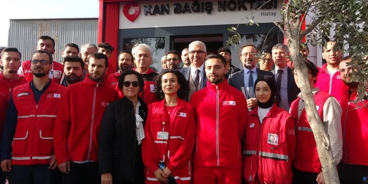 Hatay’da ‘Kan Bağış Noktası’ açıldı
