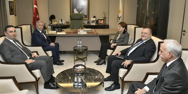 ABB Başkanı Yavaş’tan İYİ Parti lideri Akşener’e ziyaret