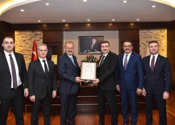 SPK Başkanı İbrahim Ömer Gönül’den GSO’ya ziyaret