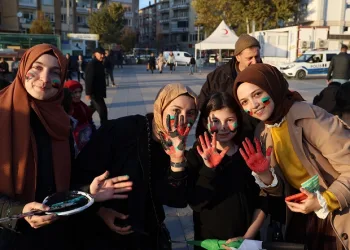 Kırşehir’de çocuklar “savaşa hayır” dedi