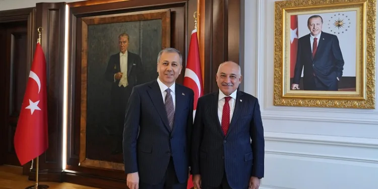 TFF Başkanı Mehmet Büyükekşi’den İçişleri Bakanı Ali Yerlikaya’ya ziyaret