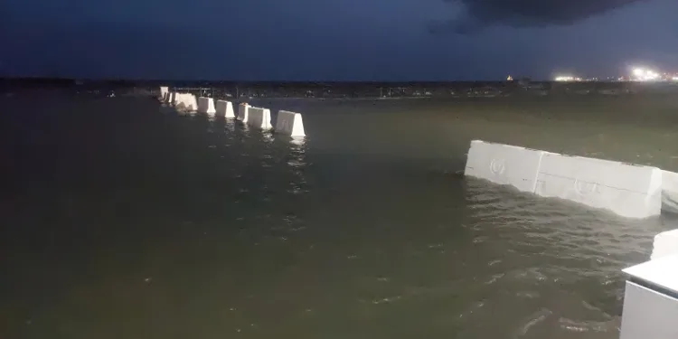 Tekirdağ’da deniz taştı