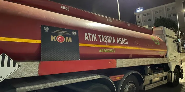 Samsun’da kaçak akaryakıt ele geçirildi