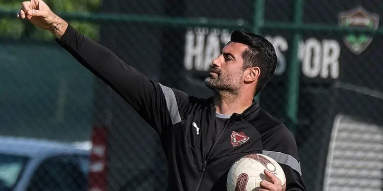 Volkan Demirel, Hatayspor antrenmanında kaleye geçti